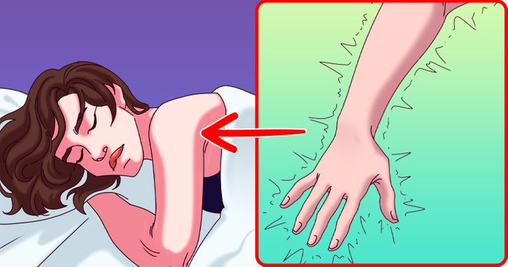 لماذا يتخدر ذراعيكِ عند النوم! وكيف توقفين الأمر؟ 